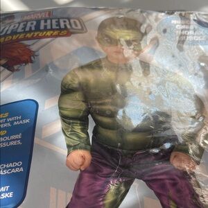 Marvel Green and Purple Superhero Costume for Kids